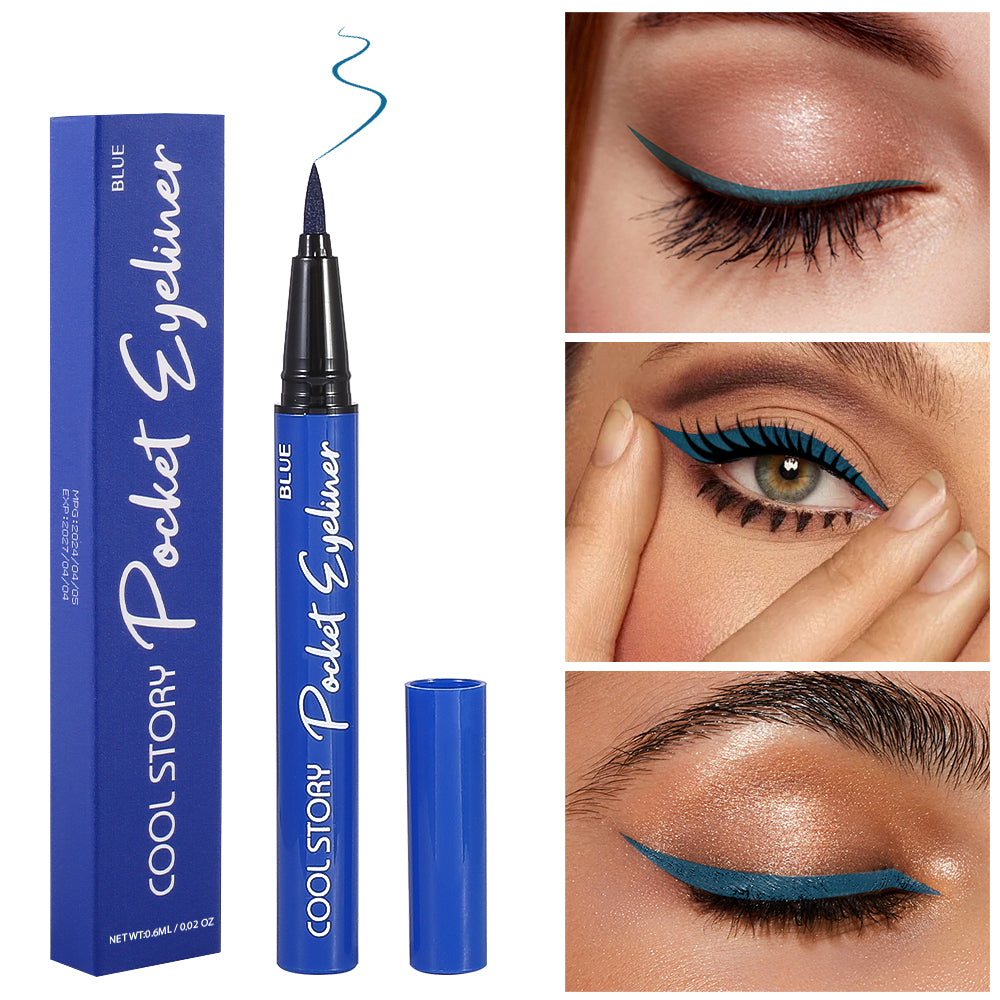 Black Waterproof Liquid Eyeliner – Waterproof, Smudge-Proof & Long Lasting  Liners for All Day Wear