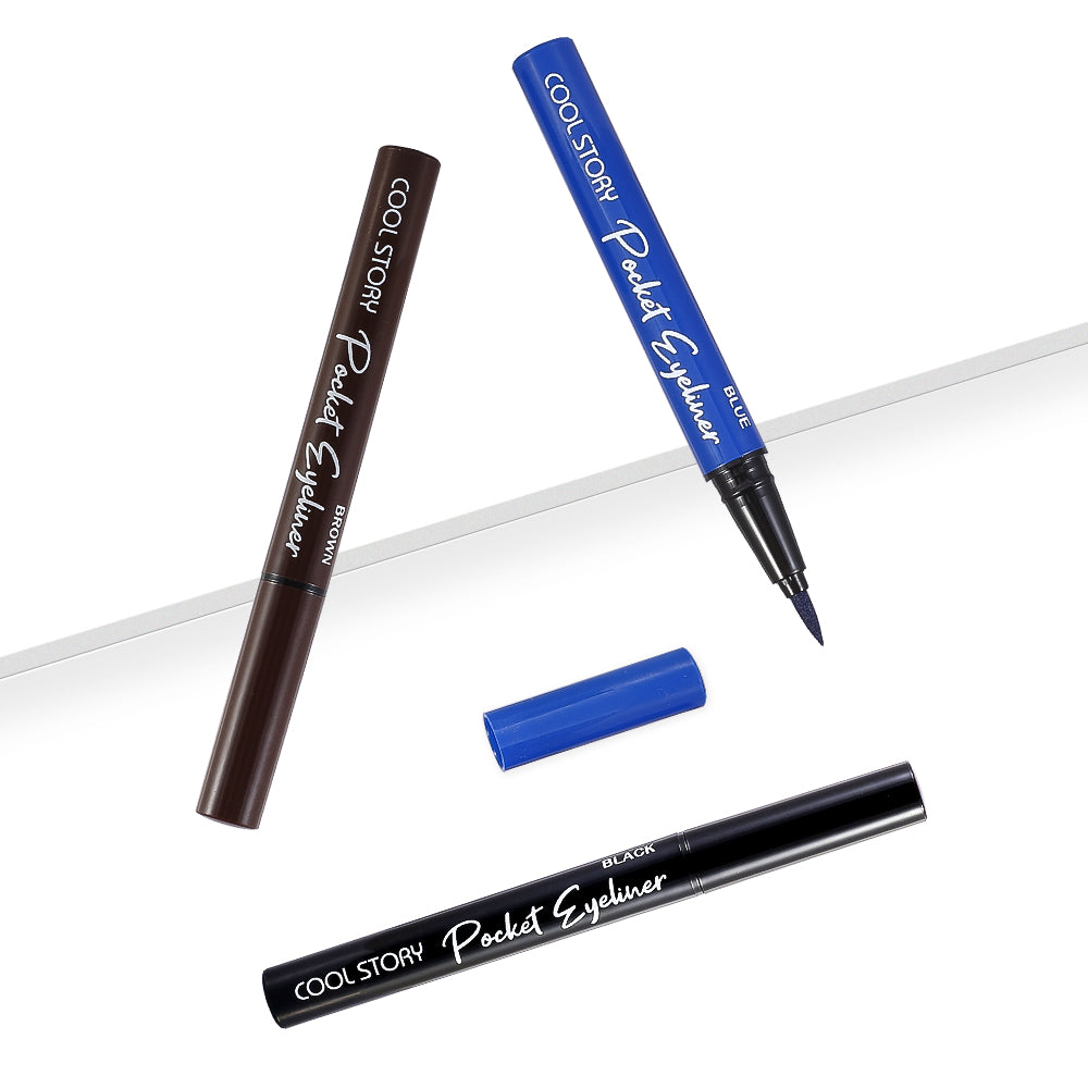 Black Waterproof Liquid Eyeliner – Waterproof, Smudge-Proof & Long Lasting  Liners for All Day Wear