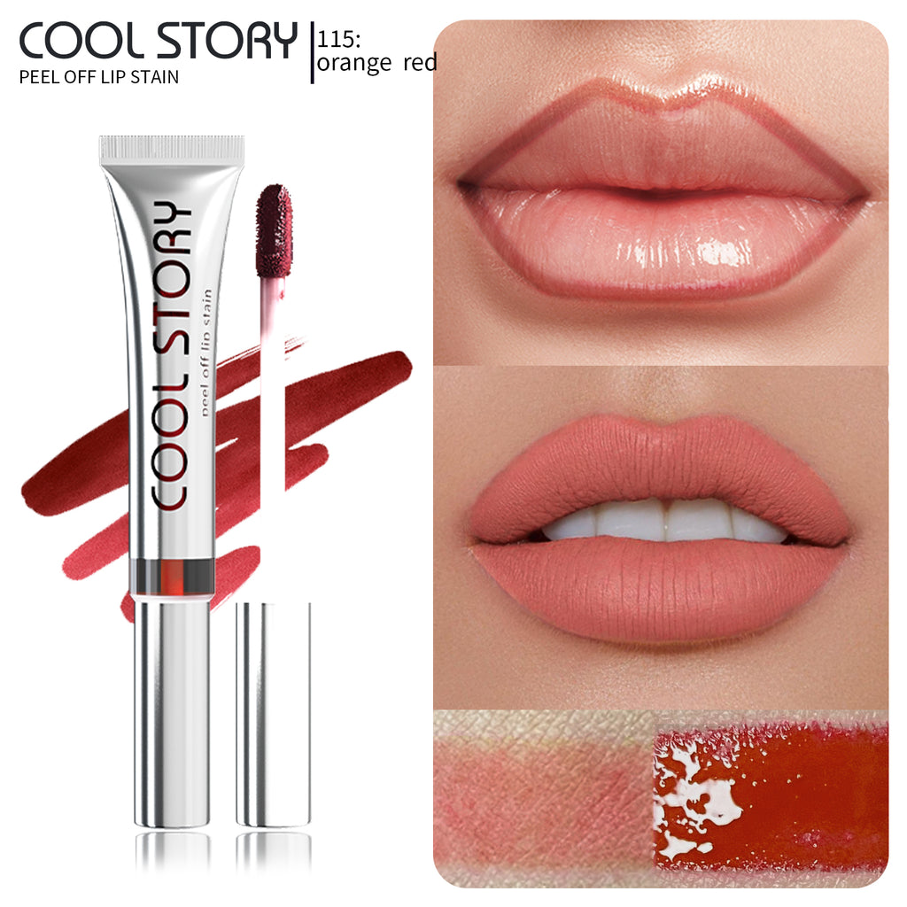 Cool Story Peel-Off Lip Stain – Waterproof, Kiss-Proof & Long Lasting Lip Stain with Fun Peel